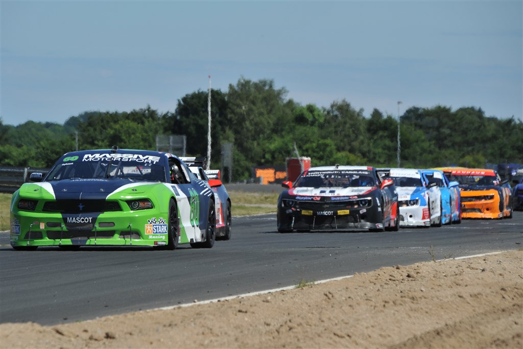 Nicolai Sylvest var på vej op gennem feltet, da han ikke kunne undgå en kollision med en konkurrent, der var blevet ramt
(Foto: Sylvest Motorsport)